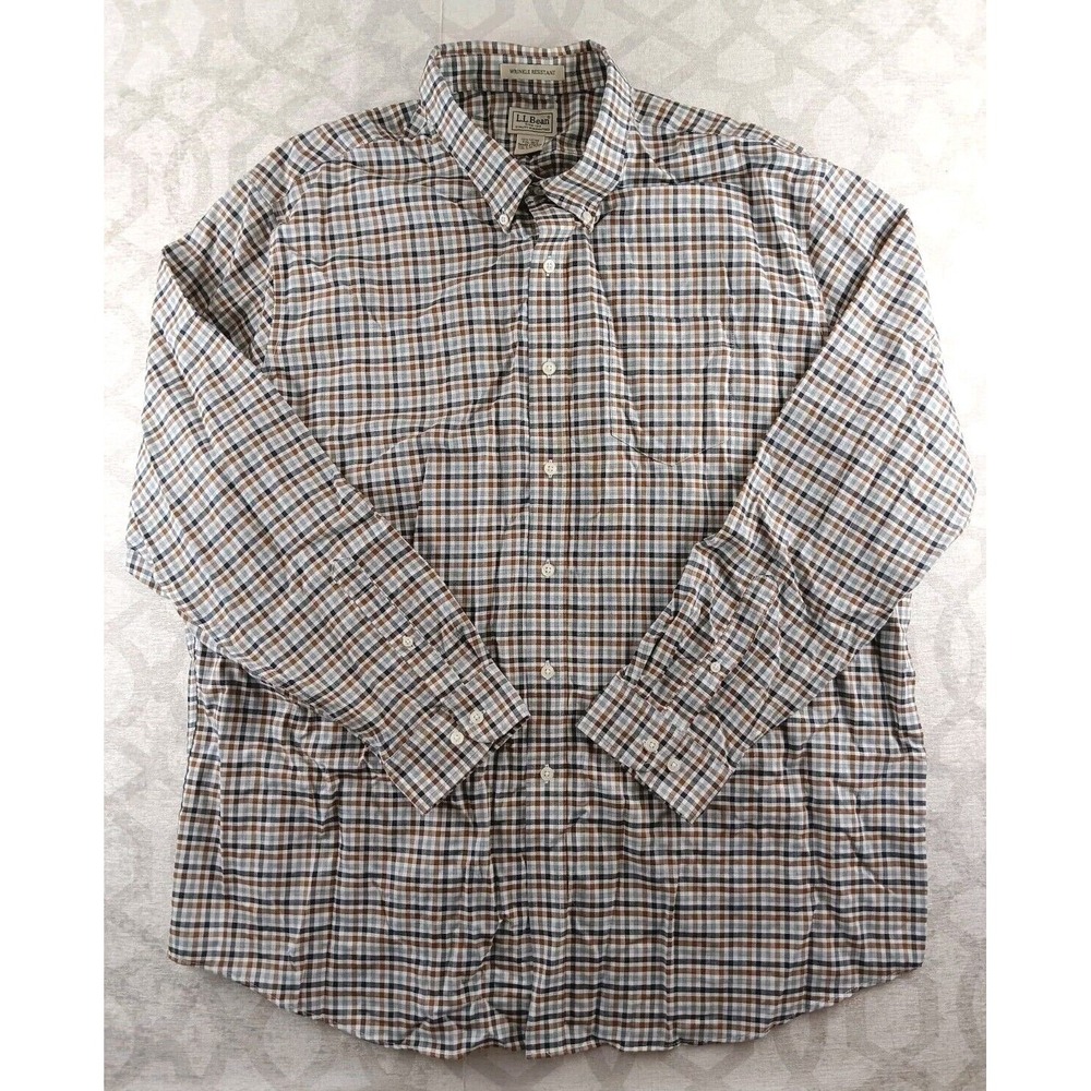 The Territory Ahead Shirt Mens‎ Large Gray Plaid Long Sleeve Button Up
